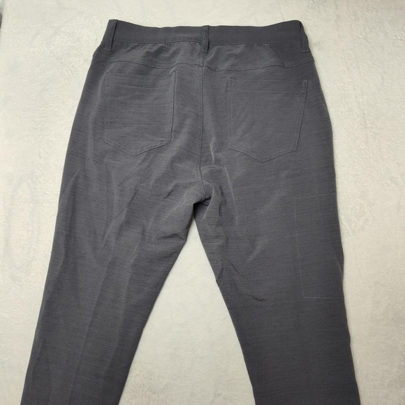 BYLT Kinetic Pant 2.0 Pants Mens 32x30 Gray Stretch Zip Pocket Chino Casual Tech - Picture 4 of 13